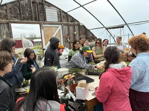 Planting seeds with our 9-Month Immersion students