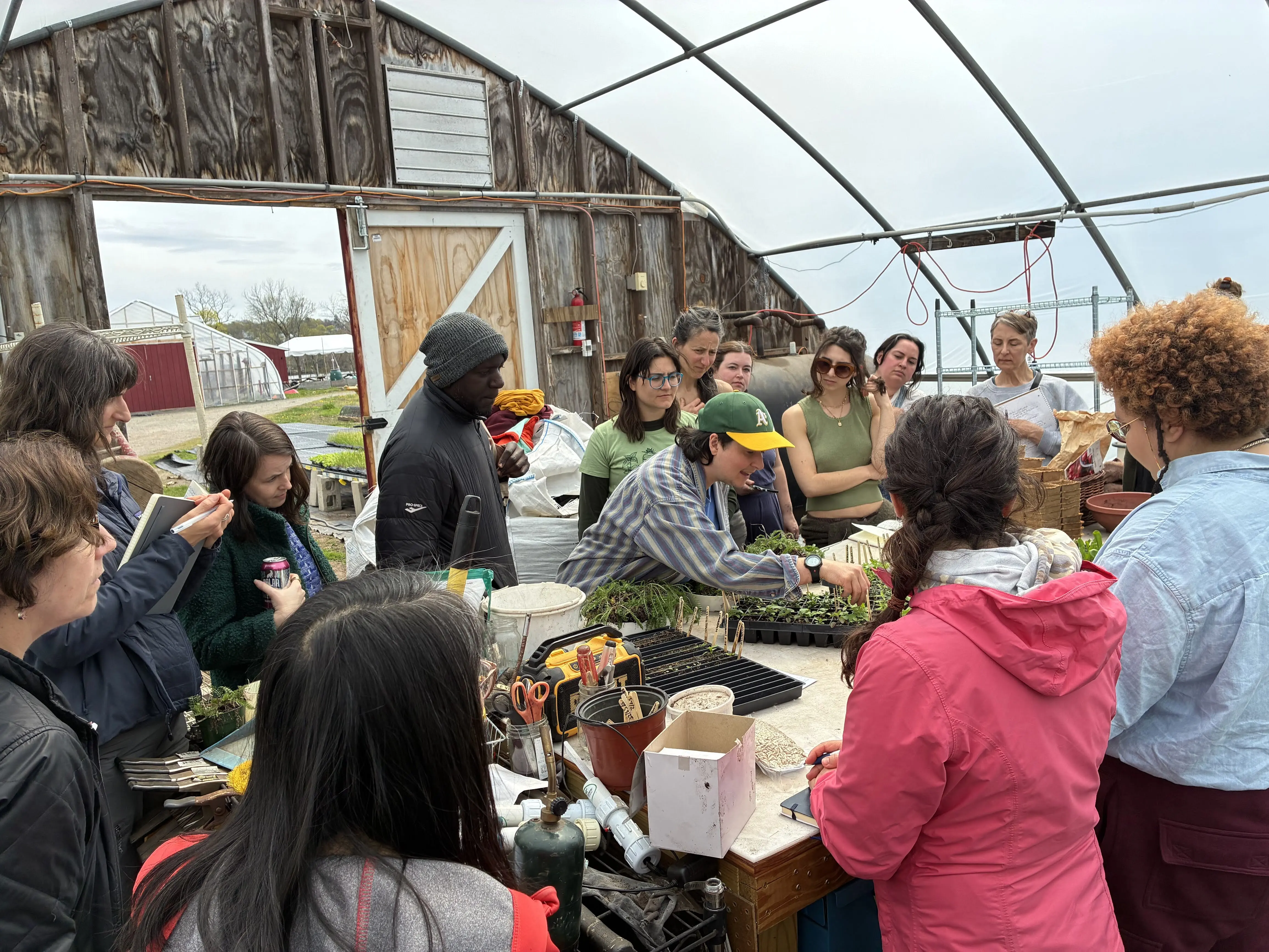 Planting seeds with our 9-Month Immersion students